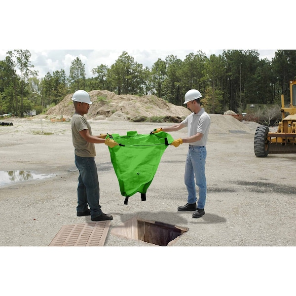 Ultratech Ultra-Drain Guard, Reusable, 38'' x 38'', Regular Flow, 8 Overflow Ports 9846 - main